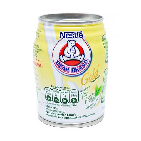 BEAR BRANDWHITE TEA RTD TIN 140